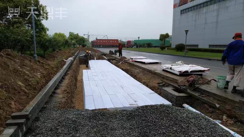 江蘇大豐工廠停車場海綿城市建設工程
